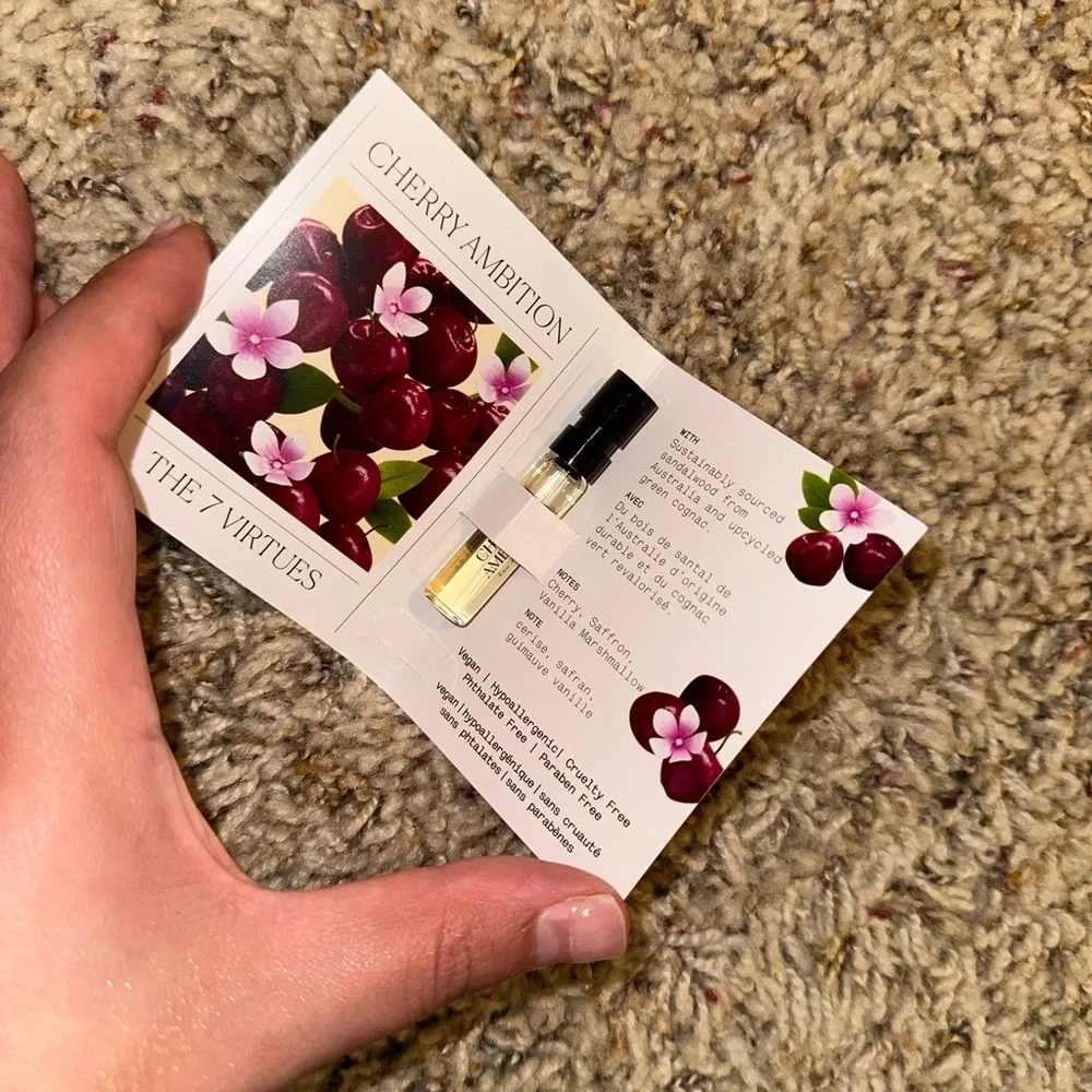 The 7 virtues sample CHERRY 🍒 AMBITION